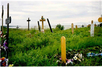 Der Friedhof in Kotzebue